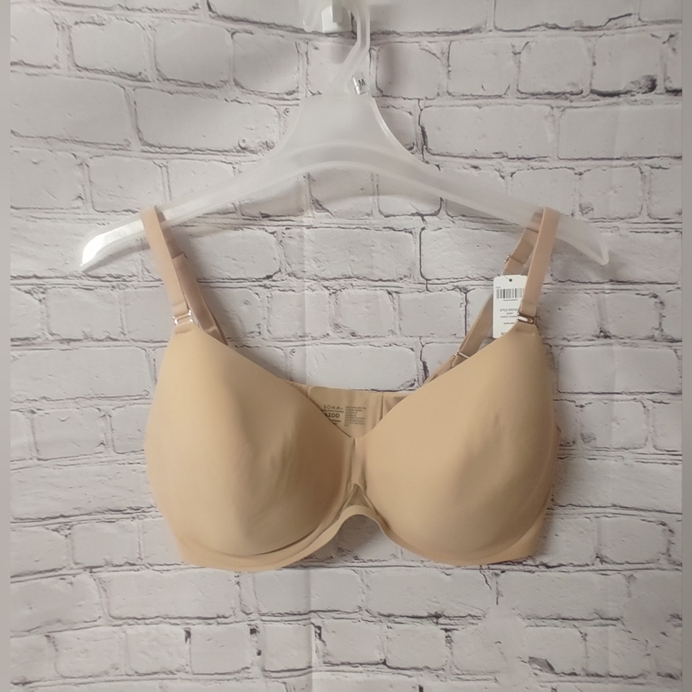 Soma Perfect Coverage 42DD Warm Amber Nude NWT